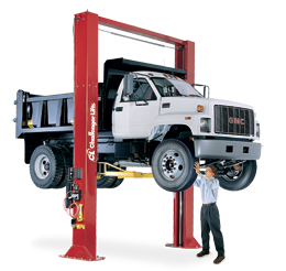 Challenger Two Post Truck Lift: 15000 lb. Challenger Two Post Truck Lift: 15000 lb.